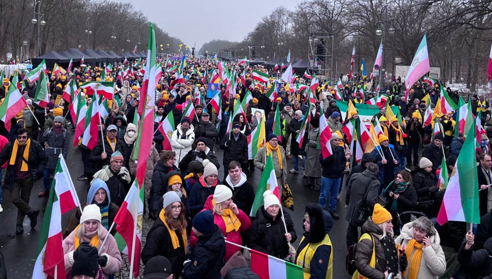 تظاهرات و راهپیمایی بزرگ ایرانیان آزاده در برلین - بازتاب رسانه‌های بین‌المللی