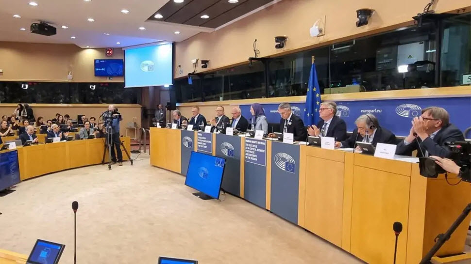 کنفرانس در پارلمان اروپا و سخنرانی خانم مریم رجوی  -کنفرانس اقدام عملی برای توقف اعدام‌ها