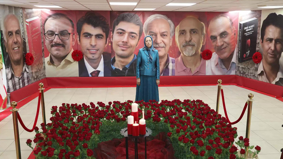 گرامیداشت ۶ شهید مجاهد خلق و ۷ شورشگر جوان در قیام ۴ ۱۴۰ در اشرف و فرانسه