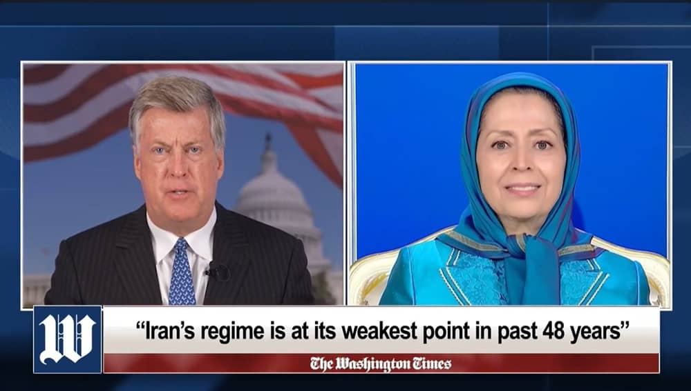 Exklusivinterview der Washington Times: Maryam Rajavi über Irans demokratische Zukunft