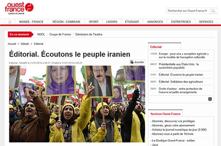 Editorial einer französischen Tageszeitung: Hört auf das iranische Volk!