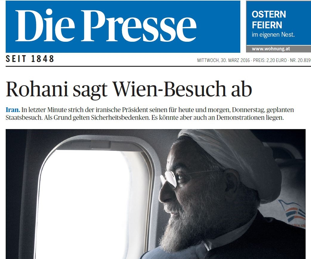 Die Presse: Österreich zeigt zu wenig Rückgrat im Umgang mit dem Iran