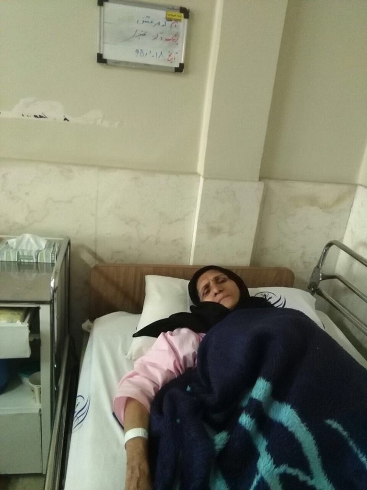 سكته و بستري شدن مادرستار بهشتي