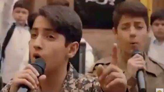 Das iranische Regime verbreitet Video, um Kinder für den syrischen Krieg zu rekrutieren