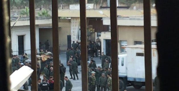 عصيان عمومي در زندان مركزي استان حما در سوريه