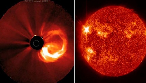 نقش كليدي توفان‌هاي خورشيدي در پيدايش حيات در زمين