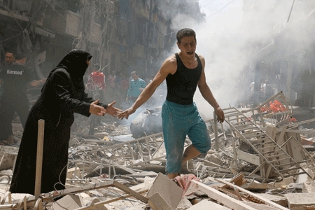 اتمام كفن و تابوت در حلب