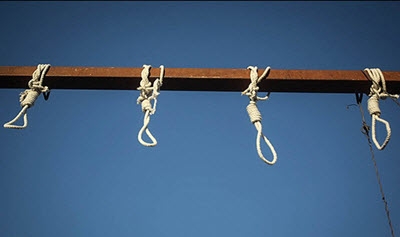 Iran läßt sieben Gefangene an einem Tag hängen