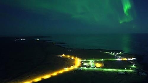 تصویر زیبای شفق قطبی