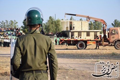 تبديل ورزشگاه به كشتارگاه انسان خيانت وحشيانه ديگر آخوندهاي حاكم بر ايران