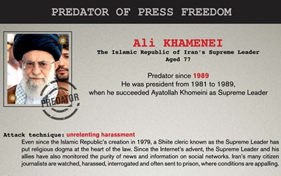 Reporter ohne Grenzen: Der Höchste Führer des Iran, Ali Khamenei, zerstört die Pressefreiheit