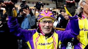 تلاش دوچرخه‌سوار ۱۰۵ ساله برای ثبت رکوردی جهانی