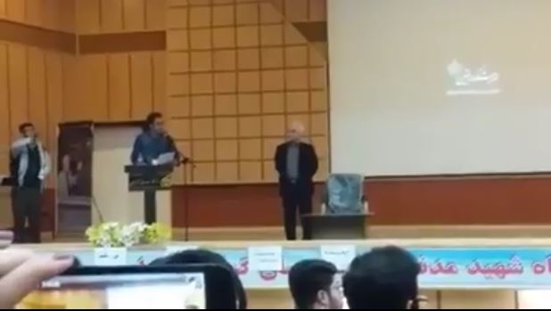 سخنراني شجاعانه يك دانشجو در دانشگاه تبريز