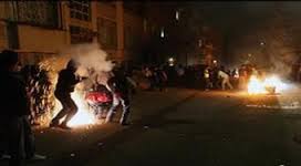 چهارشنبه سوري- درگيري مردم در نقاط مختلف کشور با ماموران رژیم