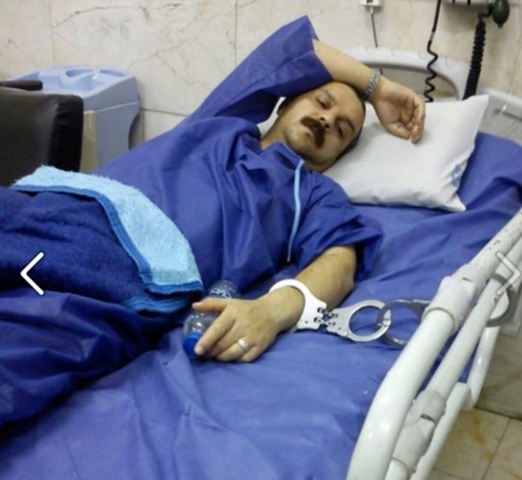 زندانی سیاسی رضا شهابی از بیمارستان به زندان بازگردانده شد