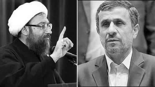 جنگ زرگري احمدي نژاد با لاريجاني ها