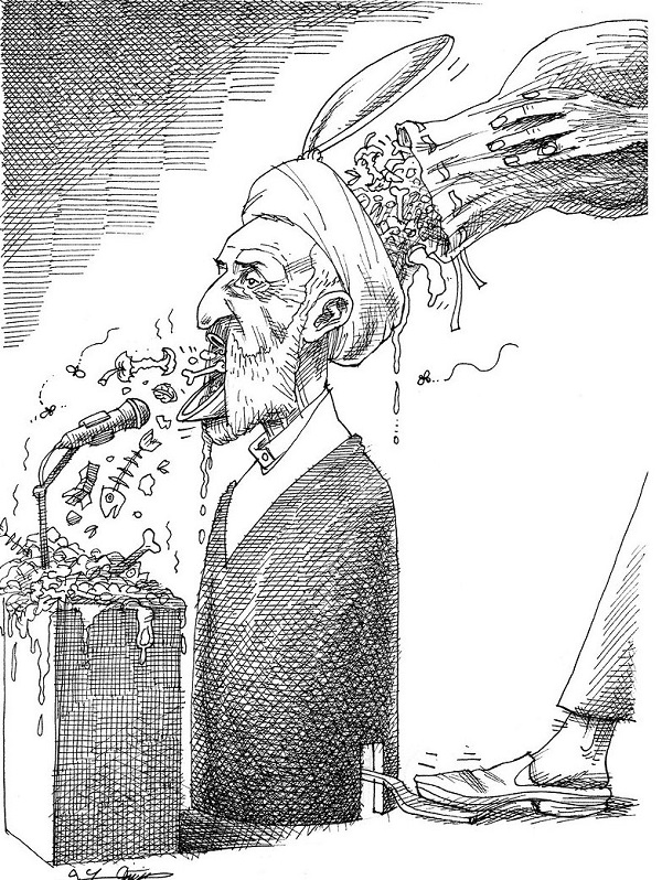 در جواب به آخوند جنایتکار کاظم صدیقی امام جمعه تهران که گفته معترضان آشغال بودند