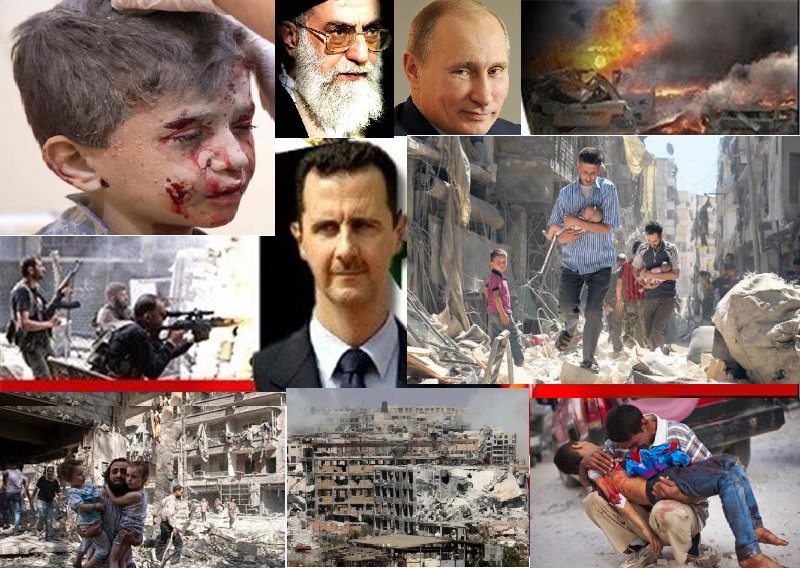 ادامه جنایت اسد و رژیم آخوندی  و روسیه در سوریه ـ کشتار کودکان