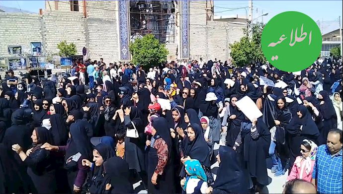 خیزش هزاران تن از مردم کازرون