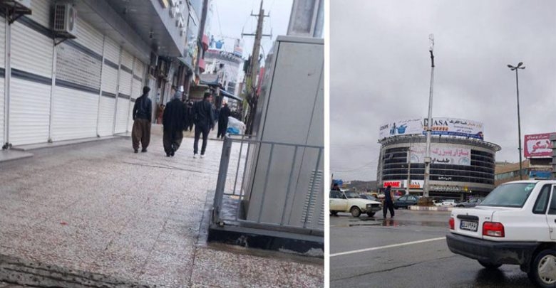 ۲۳ روز اعتصاب کسبه و بازاریان بانه به رغم اعمال سرکوبگرانه