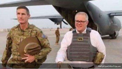 بعد از ترامپ .... نخست وزیر استرالیا در یک دیدار از پیش اعلام نشده وارد عراق شد