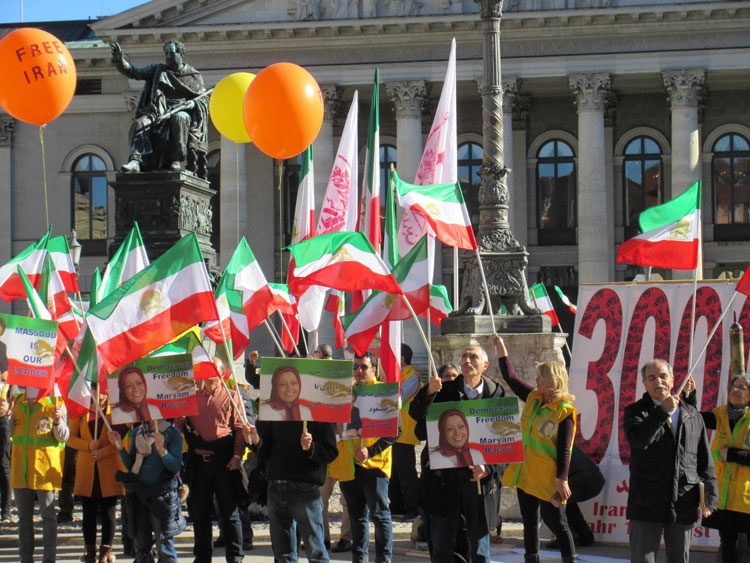 كنفرانس امنيتي مونيخ : تظاهرات عليه حضور جواد ظريف، وزيرخارجه رژیم ايران