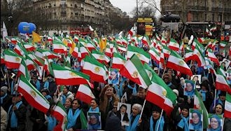 جنگ‌افروزي  سخنرانان در تظاهرات در ورشو ـ لهستان همزمان با كنفرانس بين‌المللي عليه تروريسم و ارتجاع حاكم بر ايران