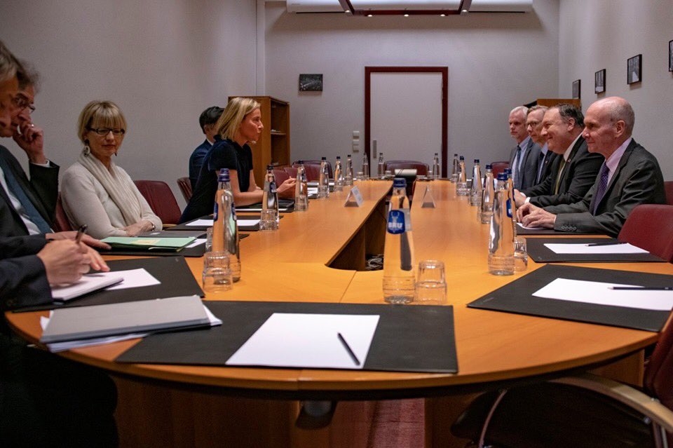 پمپئو:ارائه  "جزئیات تهدیدهای ایران"  به اروپا و ناتو