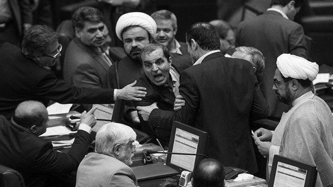 هذیانهای وحشت  در مجلس آخوندی