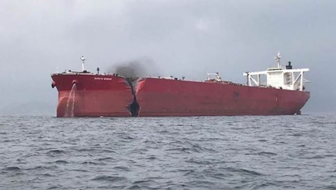 دخالت رژیم در حمله به کشتیهای نفتکش در خلیج فارس