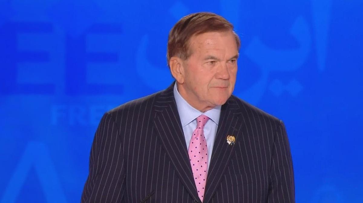 سخنرانی تام ریچ-نخستین وزیر امنیت داخلی آمریکاـ گردهمایی ایران آزاد اجلاس سالانه مقاومت ایران در اشرف ۳ - ۲۲تیر۱۳۹۸