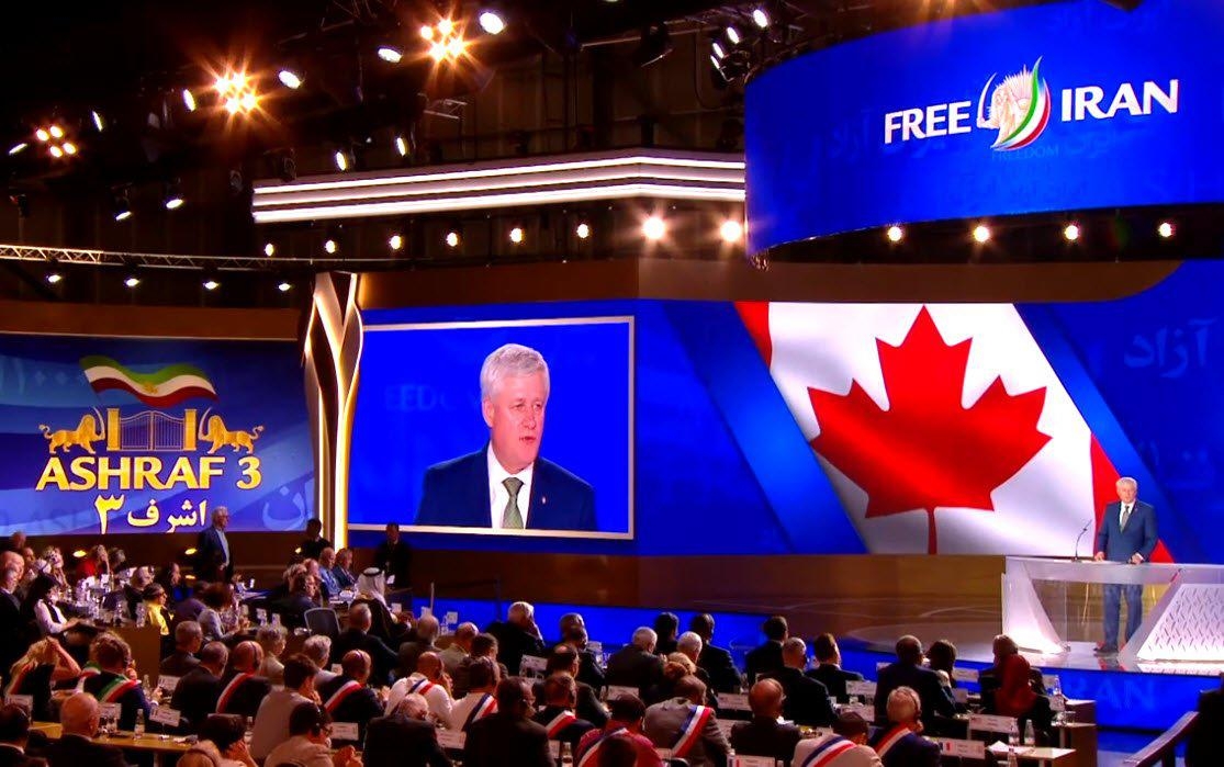 سخنرانی استفن هارپر نخست‌وزیر پیشین کانادا  ـ گردهمایی ایران آزاد اجلاس سالانه مقاومت ایران در اشرف ۳ - ۲۲تیر۱۳۹۸