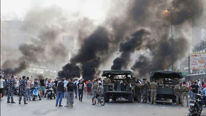 استمرار قيام مردم لبنان در نهمين روز