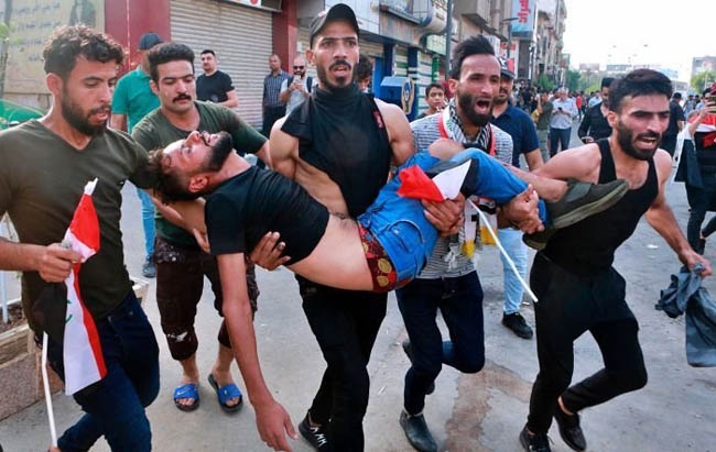 موج کشتار و سرکوب خونین در بغداد و سایر شهرهای عراق توسط وحوش خامنه ای