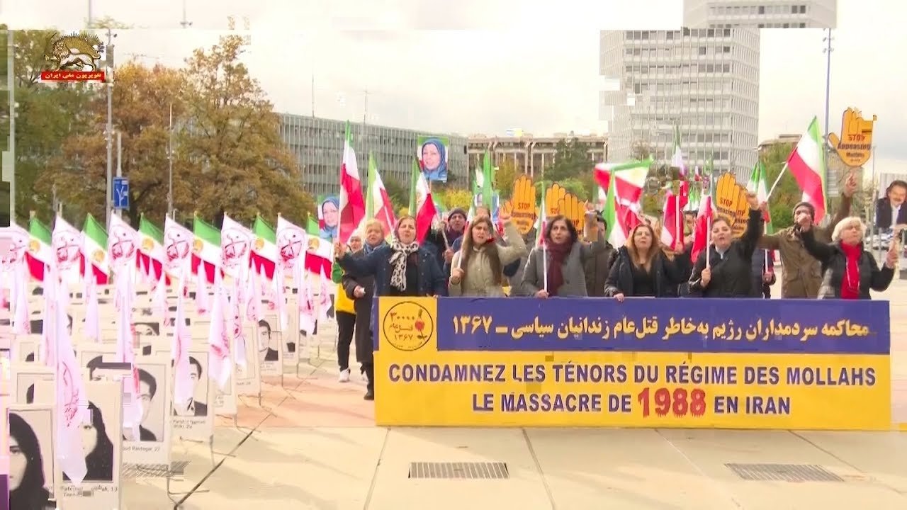 ژنو : اجلاس شورای حقوق بشر و بررسی پرونده  رژیم آخوندی ـ  نمایشگاه گرامیداشت ۳۰هزارشهید قتل عام ۶۷