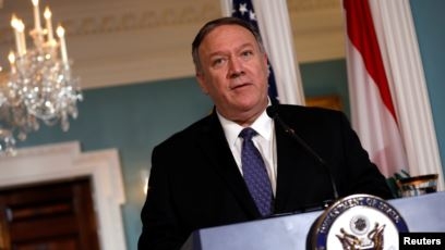 وزیر خارجه آمریکا : كساني كه فرزندان مردم را مي كشند حق ندارند فرزندان خود را به آمريكا بفرستند كه در اينجا درس بخوانند