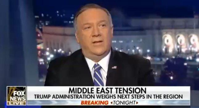 مایک پمپئو وزیر خارجه آمریکا در مصاحبه با فاکس نیوز