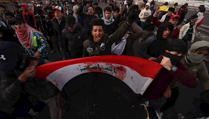 قیام عراق بی‌اعتنا به ضدتظاهرات وابستگان ولی‌فقیه اوج می‌گیرد