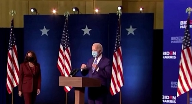 بایدن با ۲۷۳ رأی الکترال با حدود ۳۰ هزار رأی بیشتر در پنسیلوانیا بعنوان رئیس جمهور آمریکا اعلام شد