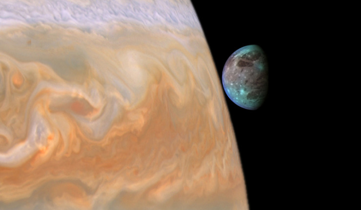 امکان وجود حیات در یکی از قمرهای سیاره ی مشتری