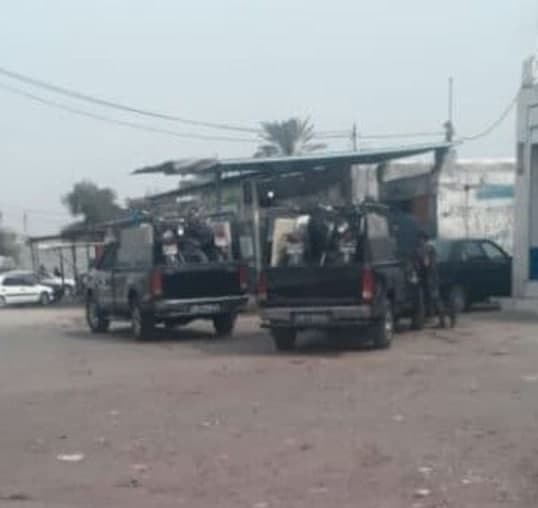 استقرار نیروهای سرکوبگر یگان ویژه و ضدشورش در بندر کوهستک