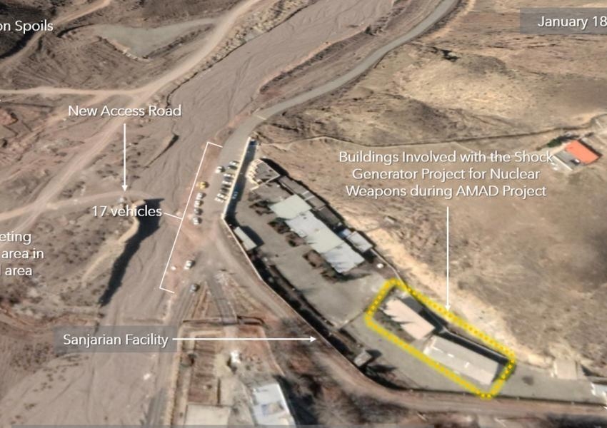 تصاویر ماهواره‌ای از فعالیت‌های مشکوک ایران در سایت هسته‌ای سنجریان