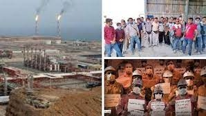 عتصاب کارگران پیمانی صنایع نفت و پتروشیمی وارد دومین هفته خود شد
