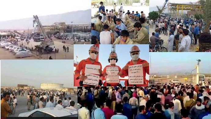 سیزدهمین روز اعتصاب سراسری کارگران پتروشیمی و صنعت نفت و گاز، نیروگاهها و پالایشگاهها