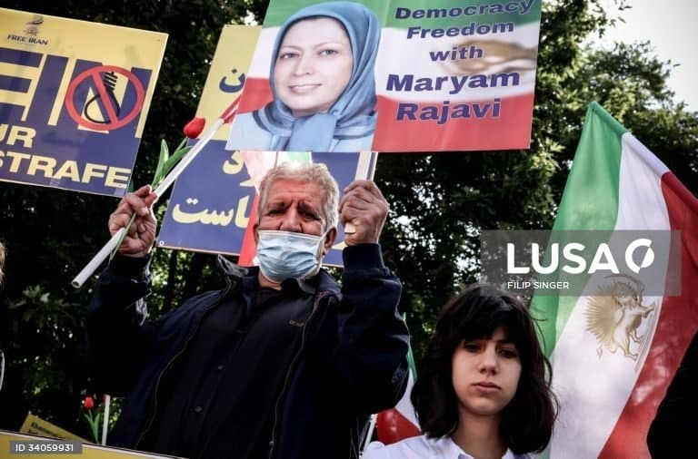 گزارش فوری از تظاهرات برلین در اعتراض به تنفیذ رئیسی جلاد قتل عام ۶۷