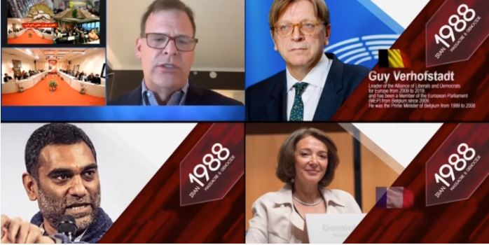 کنفرانس آنلاین نسل‌کشی و قتل‌عام سال۶۷ با حضور هزار زندانی از بندرسته در اشرف۳ - ارتباط با ۲هزار نقطه