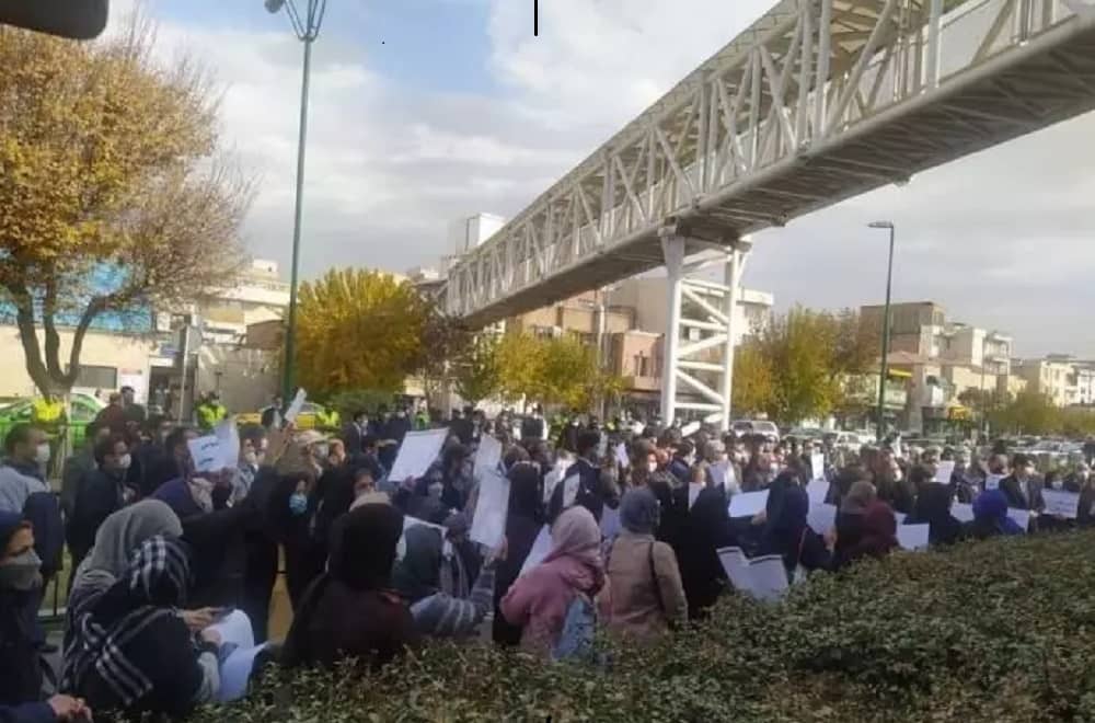 Teachers protest
