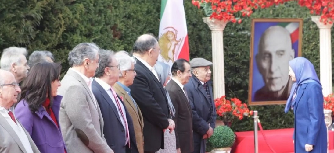 Besuchen im Auver Sur Owaz Frankreich Maryam Rajavi