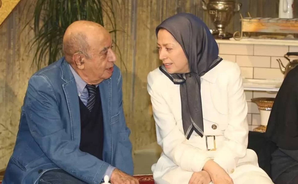 Dr. Hezarkhani and Maryam Rajavi