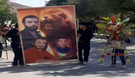 چهلم شهید ایمان سبزیکار کارگر ستمدیده  با حضور گسترده مردم جونقان چهارمحال وبختیاری